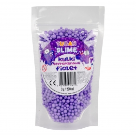 Tuban Slime, Kulki styropianowe 0,2L - fioletowy (TU3087)
