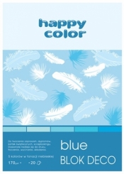 Blok Deco Blue Happy Color A5