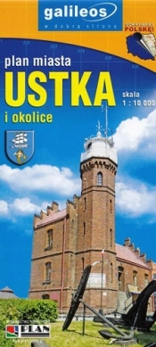 Plan miasta - Ustka i okolice (Rowy) 1:10 000 - Opracowanie zbiorowe