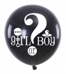 Balon z konfetti GO Girl Or Boy 90cm PARTY GO