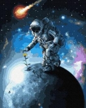Malowanie po numerach Astronauta (40 x 50 cm)