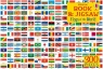 Book and Jigsaw Flags of the World 300 pieces