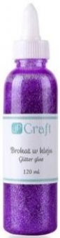 Brokat w kleju, 120 ml - purple (DPBK-009)