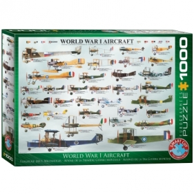 Puzzle 1000World War I Aircraft 6000-0087
