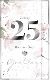 Karnet Rocznica Ślubu 25 LUX-45
