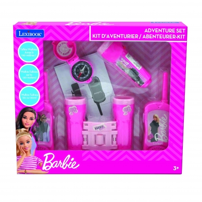<img src='https://webimage.pl/pics/873/1/d3380743101873.jpg' style='height:440px' /> Zestaw przygodowy Barbie Lexibook RPTW12BB