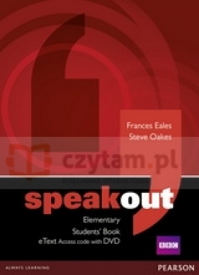 Speakout Elementary SB +eText AccessCard with DVD - Antonia Clare
