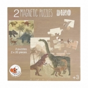 Puzzle magnetyczne Dinozaury