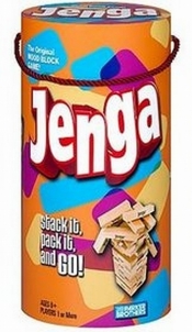 Gra Jenga pomarańczowa