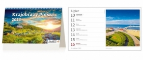 Kalendarz 2023 biurkowy Krajobrazy Polski HELMA