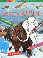 Zwierzęta kopalne Naklejkowe łamigłówki