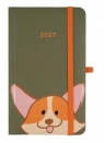 Kalendarz 2027 A6 kieszonkowy Corgi ALBI