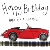 Karnet Urodziny S113 Samochód