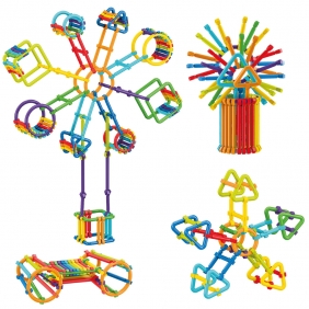 Klocki małych geniuszy. Patyki - 420 el.