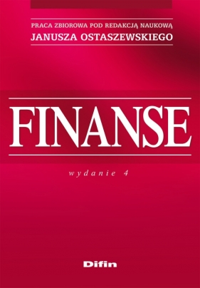 Finanse - Janusza Ostaszewskiego (red.)