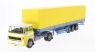 LIAZ 100 CSAD Flatbed Platform Trailer (yellow/blue) (47033)