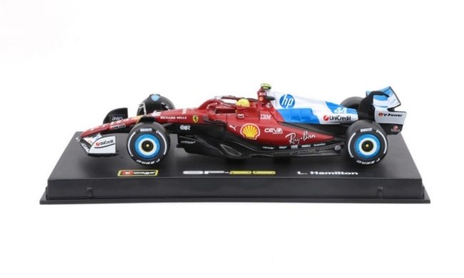 <img src='https://webimage.pl/pics/874/0/d4893993020874.jpg' style='height:440px' /> Ferrari Formula (With Helmet&Plastic Stand) 1:43