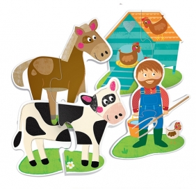 Montessori: Pierwsze Puzzle - Farma