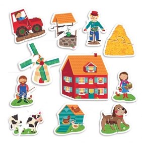 Montessori: Pierwsze Puzzle - Farma