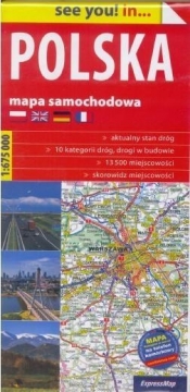 See you!in... Polska 1:675 000 mapa samoch. - Opracowanie zbiorowe