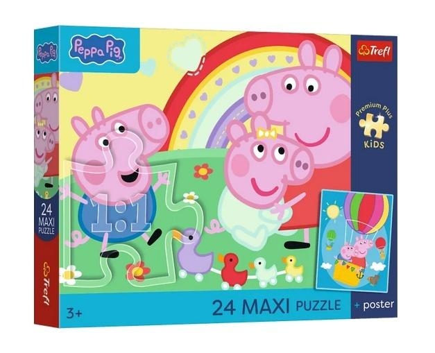 Puzzle 24 Peppa Pig Świnkowe dni TREFL