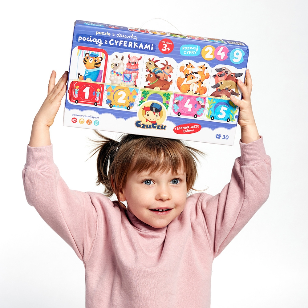 CzuCzu, Puzzle z dziurką - Pociąg z cyferkami