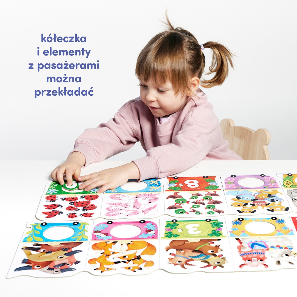 CzuCzu, Puzzle z dziurką - Pociąg z cyferkami
