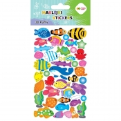 Naklejki 3D Puffy Fishes 10x20cm