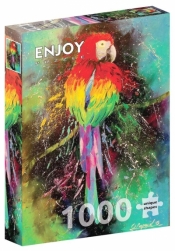 Puzzle 1000 Kolorowa papuga