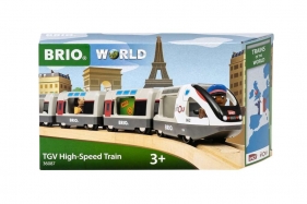 Brio Trains & Vehicles: Pociągi świata - Pociąg TGV Inoui (36087)