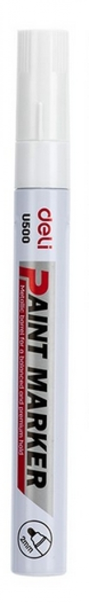 Marker olejowy 2mm - biały, 1 szt