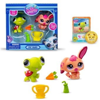 <img src='https://webimage.pl/pics/875/5/d885561005875.jpg' style='height:440px' /> Littlest Pet Shop Żółw i Różowy królik + akcesoria