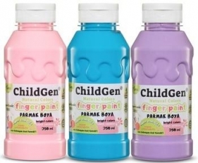 Farby do malowania palcami 3x350ml