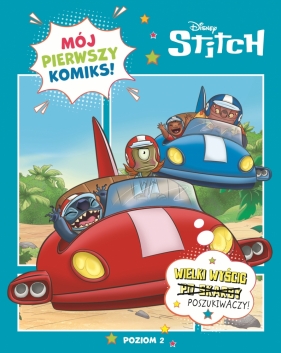 Mój pierwszy komiks. Poziom 2. Wielki wyścig poszukiwaczy. Disney Stitch - Opracowanie zbiorowe