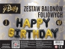 Zestaw balonów foliowych Happy Birthday mix