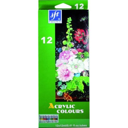 Farba akrylowa Sft Firster (mix) 12 kolorów (117239)
