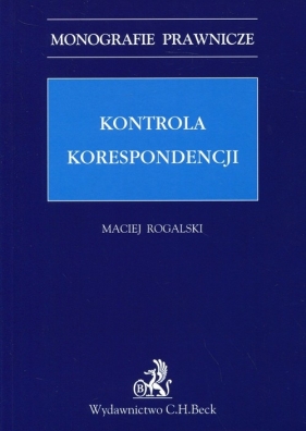 Kontrola korespondencji - Rogalski Maciej