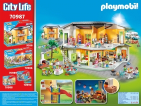 Playmobil City Life: Przyjęcie przy basenie ze zjeżdżalnią (70987)
