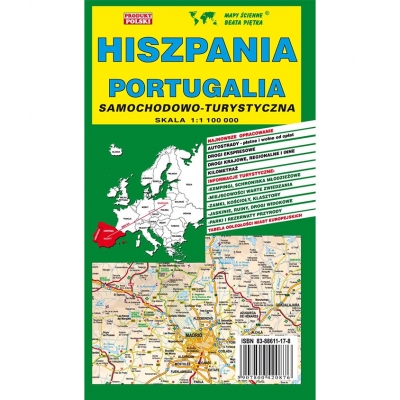 Hiszpania i Portugalia mapa samochodowo-turystyczna