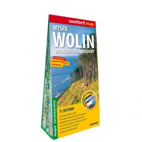 Wyspa Wolin Woliński Park Narodowy laminowana mapa turystyczna 1:50 000 - opracowanie zbiorowe