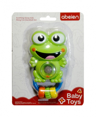 <img src='https://webimage.pl/pics/876/5/d5902496215096Q9417.jpg' style='height:440px' /> Zabawka dla malucha grzechotka żaba