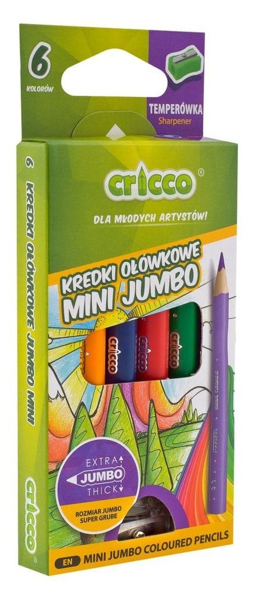 Kredki ołówkowe mini Jumbo (CR328K6)