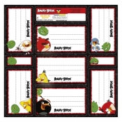 Nalepki na zeszyty Angry Birds