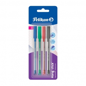 Długopis Pelikan Hang Stick, 4 szt.