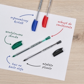 Długopis Pelikan Hang Stick, 4 szt.