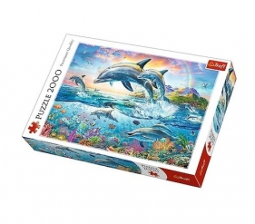 Puzzle Wesołe delfiny 2000 elementów (27087)