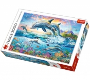 Puzzle Wesołe delfiny 2000 elementów (27087)