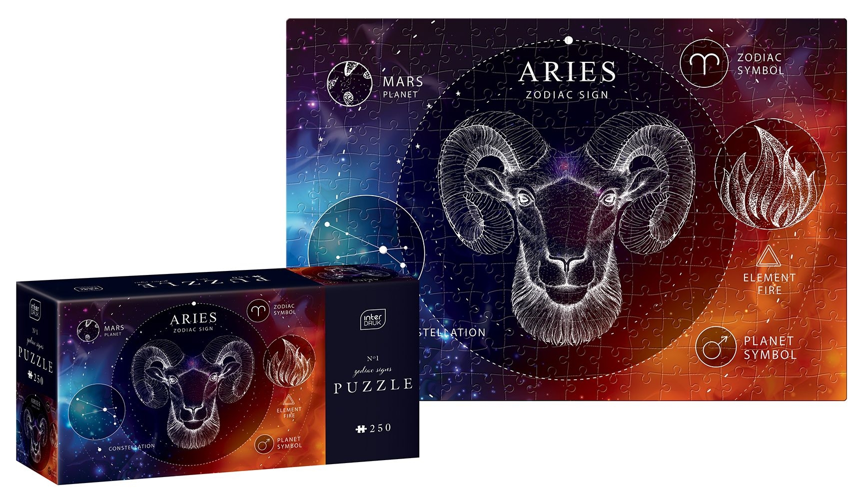 Puzzle 250: Zodiac Signs 1 - Aries