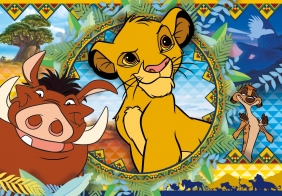 Puzzle SuperColor 104: Król Lew (27287)