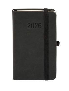 Kalendarz 2026 Memofix A6 TDW - Czarny